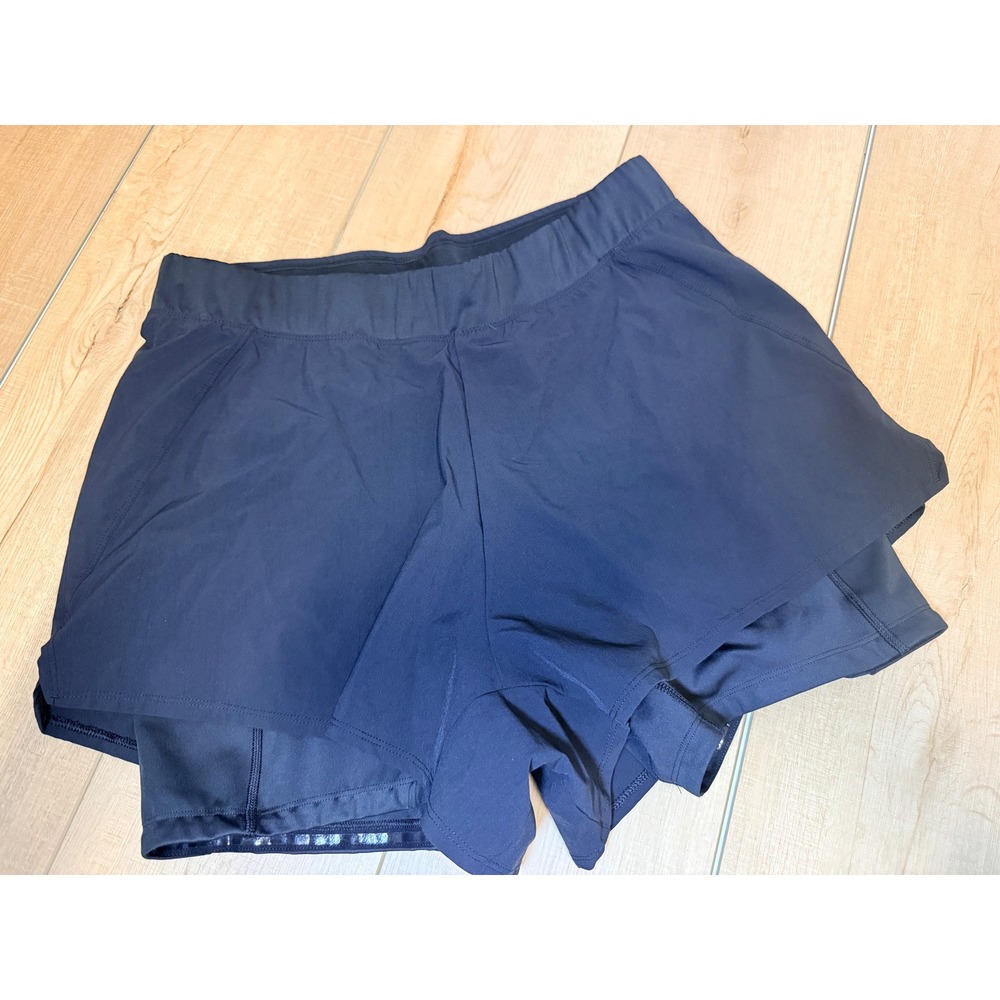 REI Co-op 2-in-1 Running Shorts Womens Large Black Activewear Athletic Liner